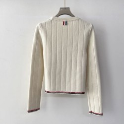 2025FW Long Sleeve Tops THOM BROWNE Autumn/Winter New Arrival Perfect for the Change of Seasons