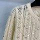 VALENTINO Knit Cardigan 2025 New Autumn/Winter Elegant cardigan that makes you look mature VALENTINO Knit Cardigan 2025 New Autumn/Winter Elegant cardigan that makes you look mature
