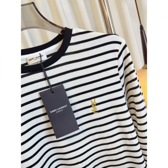 YSL Yves Saint Laurent Long Sleeve T-Shirt 2025 Fall/Winter New Cool Popular T-Shirt YSL Yves Saint Laurent Long Sleeve T-Shirt 2025 Fall/Winter New Cool Popular T-Shirt