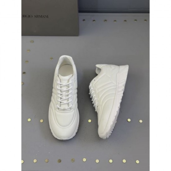 ARMANI 2025SS Men's sneakers aiming to become an advanced fashionist ARMANI 2025SS Men's sneakers aiming to become an advanced fashionist