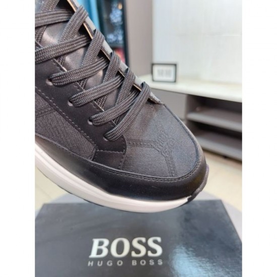 HUGO BOSS 2025SS Adult-like texture Men's sneakers HUGO BOSS 2025SS Adult-like texture Men's sneakers