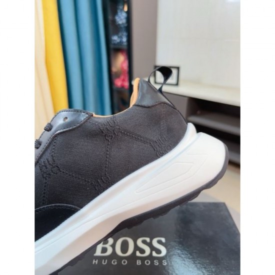 HUGO BOSS 2025SS Adult-like texture Men's sneakers HUGO BOSS 2025SS Adult-like texture Men's sneakers
