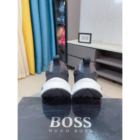 HUGO BOSS 2025SS Adult-like texture Men's sneakers HUGO BOSS 2025SS Adult-like texture Men's sneakers