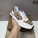 2025FW Men's Sneakers BURBERRY Items that shine with cool style
