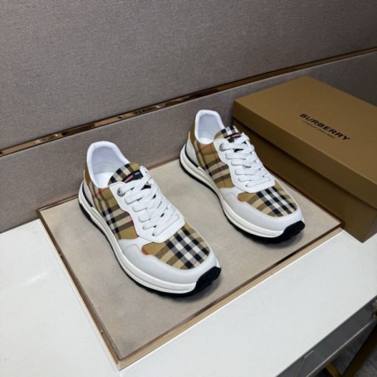 2025FW Men's Sneakers BURBERRY Items that shine with cool style