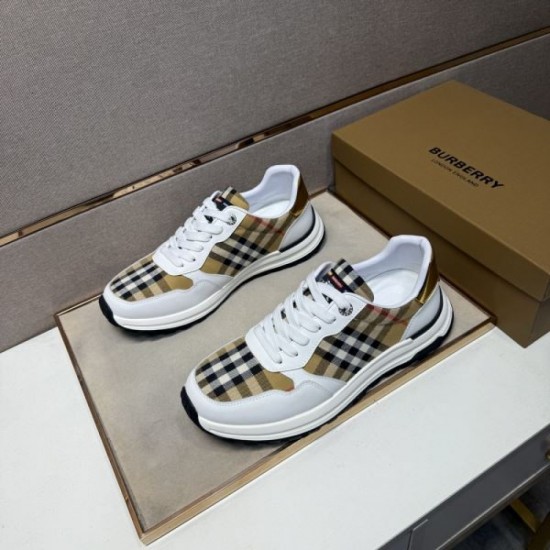 2025FW Men's Sneakers BURBERRY Items that shine with cool style