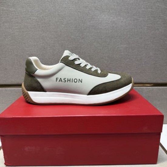 2025 Autumn/Winter New Items FERRAGAMO Salvatore Ferragamo Men's Sneakers Winter Limited New Sale
