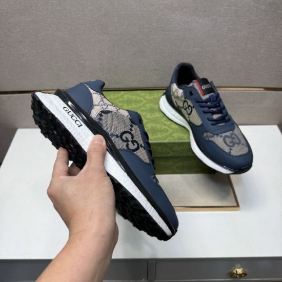 2025FW Men's Sneakers GUCCI A sophisticated pair of shoes perfect for adult men