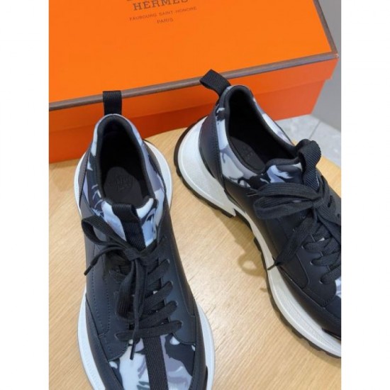 HERMES 2025SS Men's sneakers with a wide range of fashion HERMES 2025SS Men's sneakers with a wide range of fashion