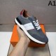 2025 Autumn/Winter New HERMES Men's Sneakers Premium Model Limited to Japan