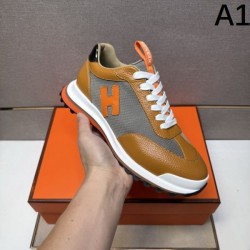 2025 Fall/Winter New HERMES Men's Sneakers A great pair of sneakers for the fall/winter season