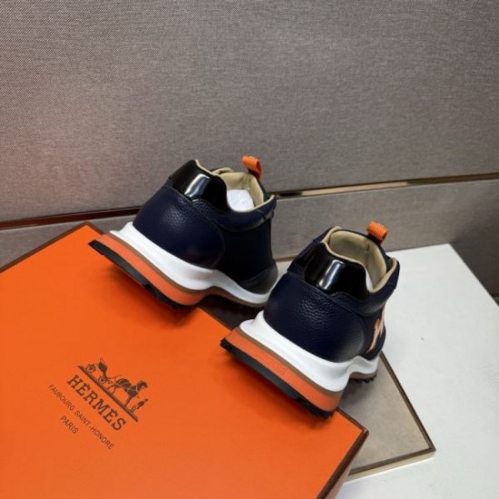 2025 Fall/Winter New HERMES Men's Sneakers A great pair of sneakers for the fall/winter season