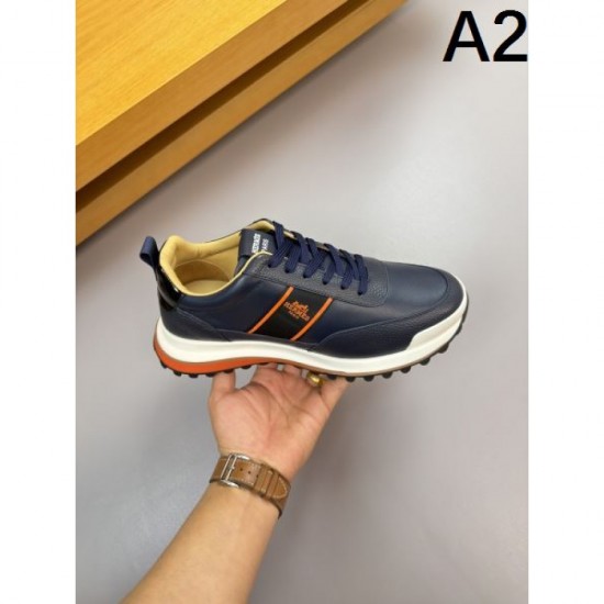 2025FW Men's Sneakers HERMES Elegant design with a mature atmosphere