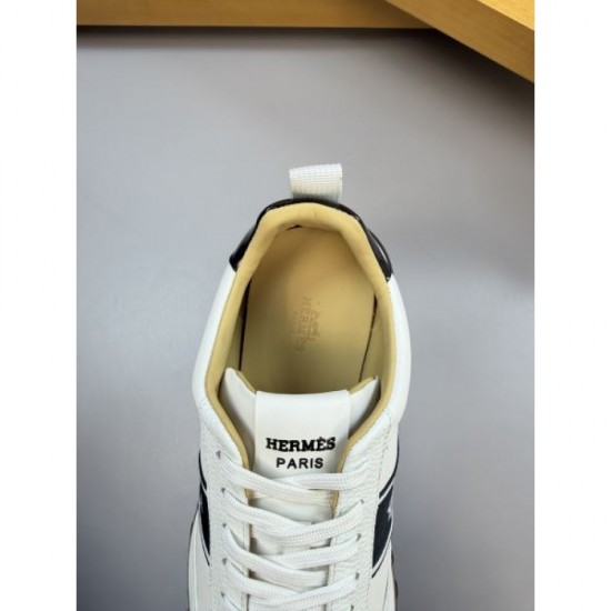 2025FW Men's Sneakers HERMES Elegant design with a mature atmosphere