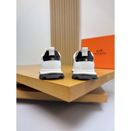 2025FW Men's Sneakers HERMES Elegant design with a mature atmosphere