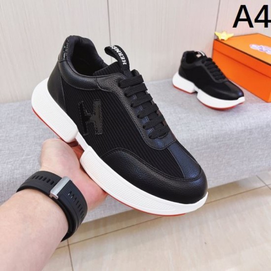 2025FW Men's Sneakers HERMES Full of fashion! Coordination for advanced users
