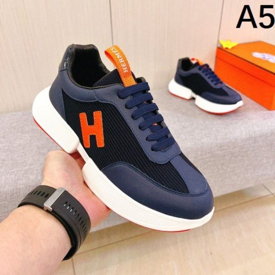 2025FW Men's Sneakers HERMES Full of fashion! Coordination for advanced users