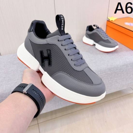 2025FW Men's Sneakers HERMES Full of fashion! Coordination for advanced users