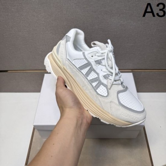 2025 Autumn/Winter New MONCLER Men's Sneakers Excellent comfort and long-lasting comfort