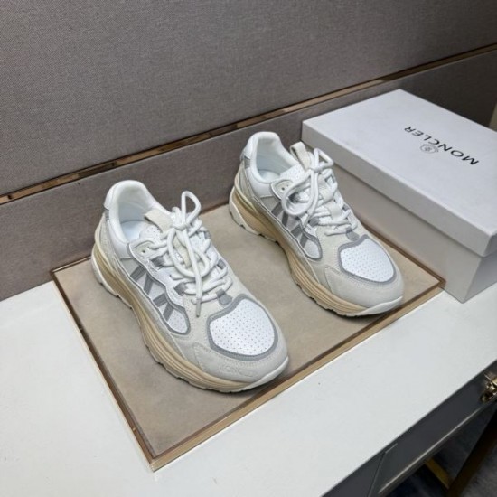 2025 Autumn/Winter New MONCLER Men's Sneakers Excellent comfort and long-lasting comfort