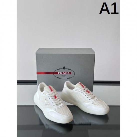 2025SS Sneakers PRADA Popular design that stands out with the brand logo 2025SS Sneakers PRADA Popular design that stands out with the brand logo