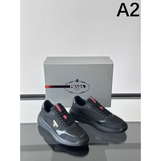 2025SS Sneakers PRADA Popular design that stands out with the brand logo 2025SS Sneakers PRADA Popular design that stands out with the brand logo
