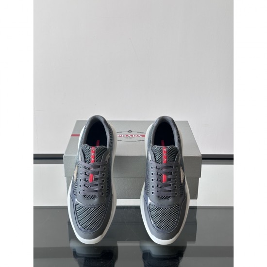 2025SS Sneakers PRADA Popular design that stands out with the brand logo 2025SS Sneakers PRADA Popular design that stands out with the brand logo