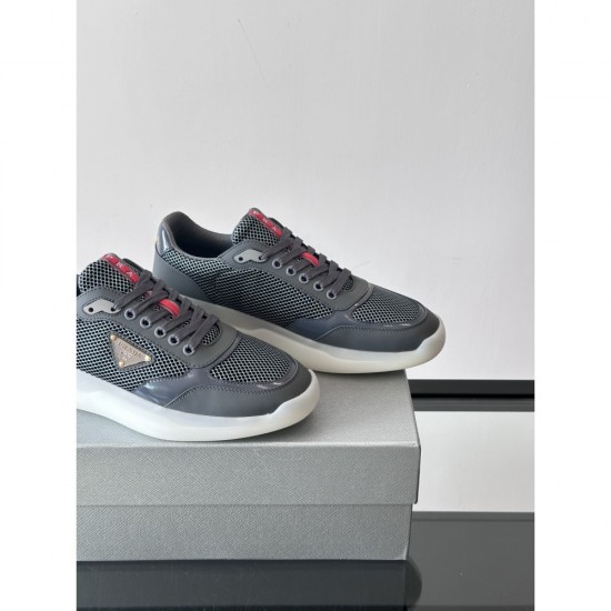 2025SS Sneakers PRADA Popular design that stands out with the brand logo 2025SS Sneakers PRADA Popular design that stands out with the brand logo