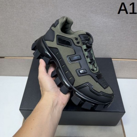 2025 Autumn/Winter New PRADA Men's Sneakers Latest Design A pair you'll fall in love with at first sight