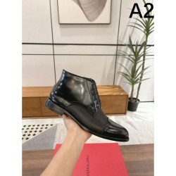 2025FW Men's Boots FERRAGAMO Salvatore Ferragamo Latest Trend Style!