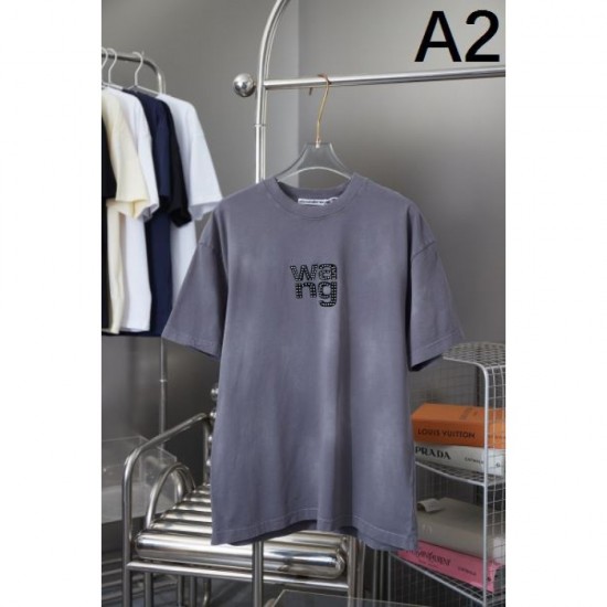 2025SS Short Sleeve T-Shirt ALEXANDER WANG 2025SS Short Sleeve T-Shirt ALEXANDER WANG