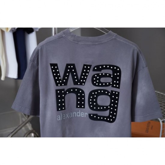 2025SS Short Sleeve T-Shirt ALEXANDER WANG 2025SS Short Sleeve T-Shirt ALEXANDER WANG