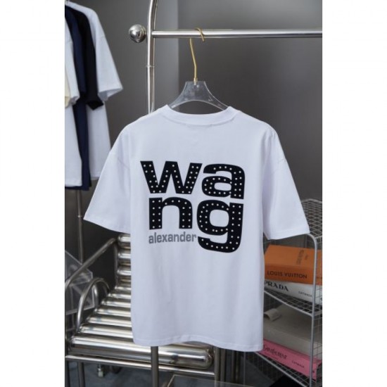 2025SS Short Sleeve T-Shirt ALEXANDER WANG 2025SS Short Sleeve T-Shirt ALEXANDER WANG
