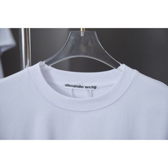 2025SS Short Sleeve T-Shirt ALEXANDER WANG 2025SS Short Sleeve T-Shirt ALEXANDER WANG