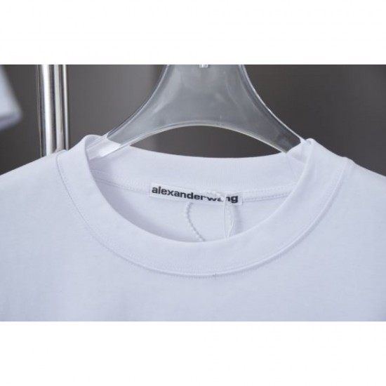 2025SS Short Sleeve T-Shirt ALEXANDER WANG 2025SS Short Sleeve T-Shirt ALEXANDER WANG