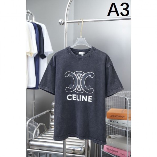 2025SS Short Sleeve T-shirt CELINE Get it at a sale price 2025SS Short Sleeve T-shirt CELINE Get it at a sale price