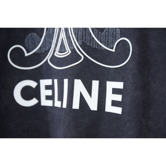 2025SS Short Sleeve T-shirt CELINE Get it at a sale price 2025SS Short Sleeve T-shirt CELINE Get it at a sale price
