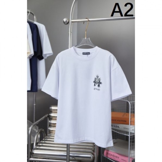 2025SS Short Sleeve T-Shirt CHROME HEARTS Chrome Hearts Popular overseas 2025SS Short Sleeve T-Shirt CHROME HEARTS Chrome Hearts Popular overseas