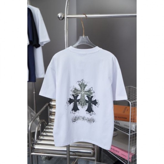 2025SS Short Sleeve T-Shirt CHROME HEARTS Chrome Hearts Popular overseas 2025SS Short Sleeve T-Shirt CHROME HEARTS Chrome Hearts Popular overseas