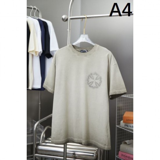 2025SS Short Sleeve T-shirt CHROME HEARTS Chrome Hearts Latest Products in stock 2025SS Short Sleeve T-shirt CHROME HEARTS Chrome Hearts Latest Products in stock