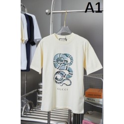 2025SS Short Sleeve T-Shirt GUCCI A delicate item that is typical of spring