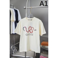 2025SS Short Sleeve T-Shirt GUCCI Gucci The best item in this spring and summer