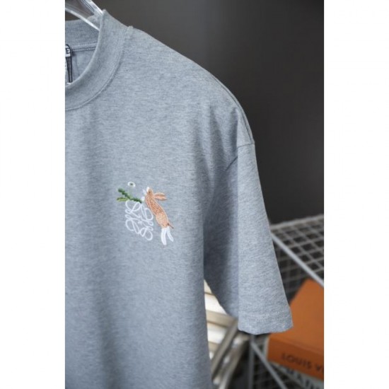 2025SS Short Sleeve T-Shirt LOEWE Casual outfit 2025SS Short Sleeve T-Shirt LOEWE Casual outfit