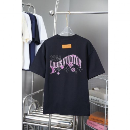 2025SS Short Sleeve T-Shirt LOUIS VUITTON Louis Vuitton Favorite Brand