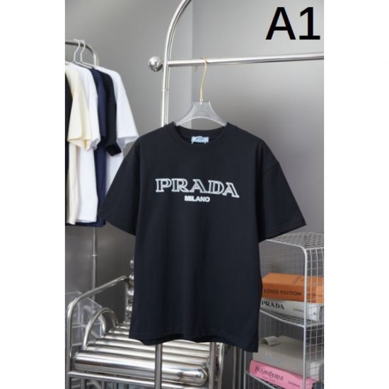 2025SS Short Sleeve T-Shirt PRADA Most popular product 2025SS Short Sleeve T-Shirt PRADA Most popular product