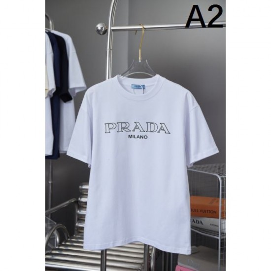 2025SS Short Sleeve T-Shirt PRADA Most popular product 2025SS Short Sleeve T-Shirt PRADA Most popular product