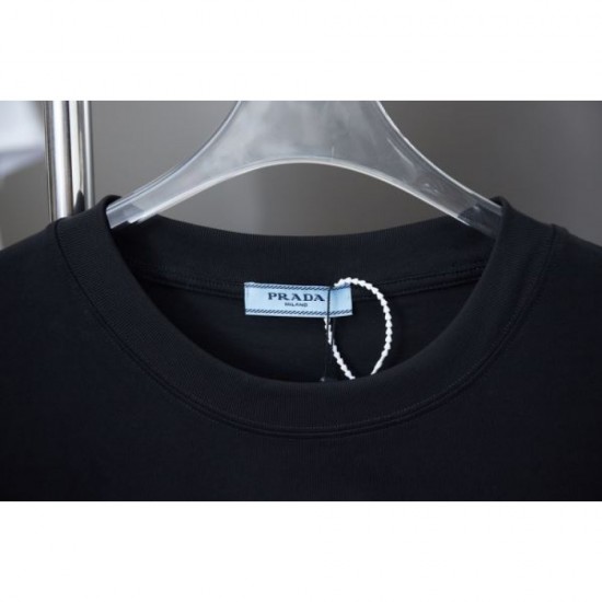 2025SS Short Sleeve T-Shirt PRADA Prada Fashion Sensitive 2025SS Short Sleeve T-Shirt PRADA Prada Fashion Sensitive