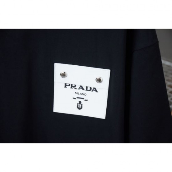 2025SS Short Sleeve T-Shirt PRADA Prada Fashion Sensitive 2025SS Short Sleeve T-Shirt PRADA Prada Fashion Sensitive