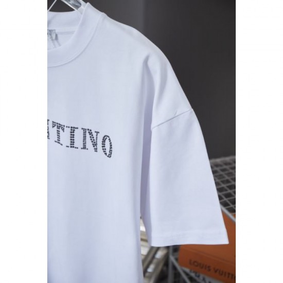 2025SS Short Sleeve T-Shirt VALENTINO Excellent Breathability 2025SS Short Sleeve T-Shirt VALENTINO Excellent Breathability