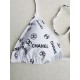 CHANEL 2025SS Latest advanced stylish logo swimsuit CHANEL 2025SS Latest advanced stylish logo swimsuit